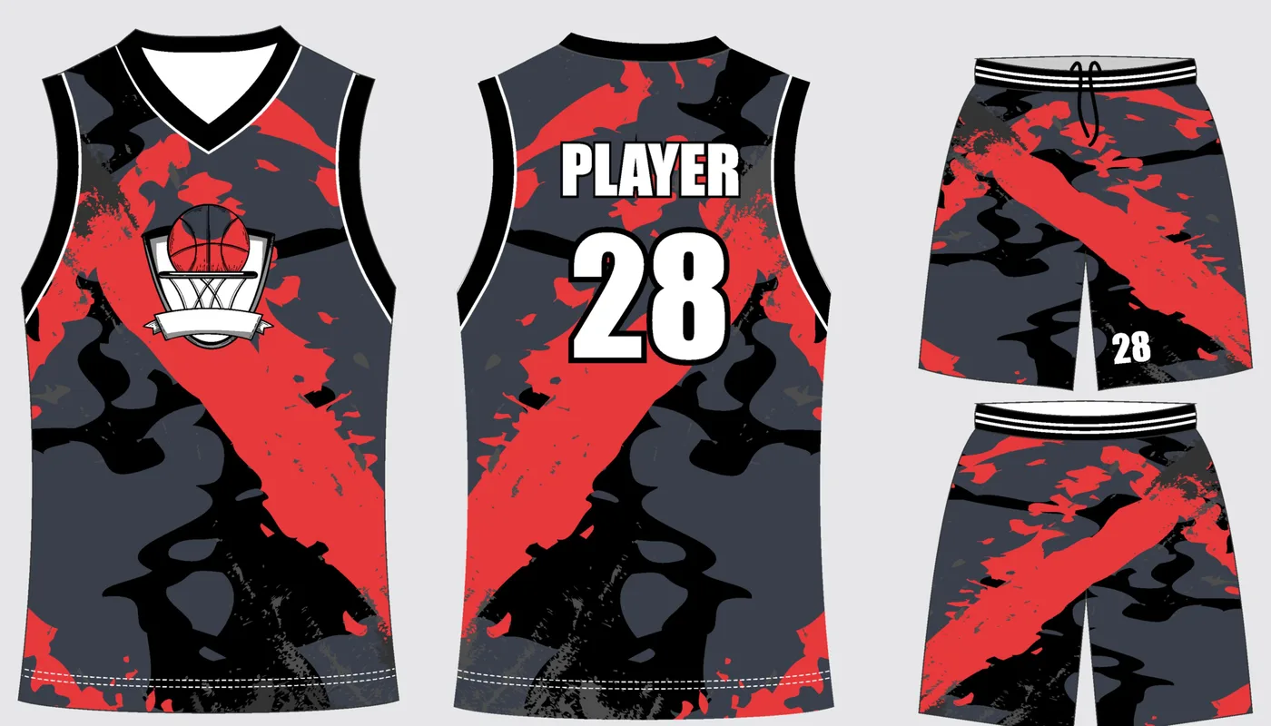 Basketball Uniform Graphite Onyx — jersey and shorts