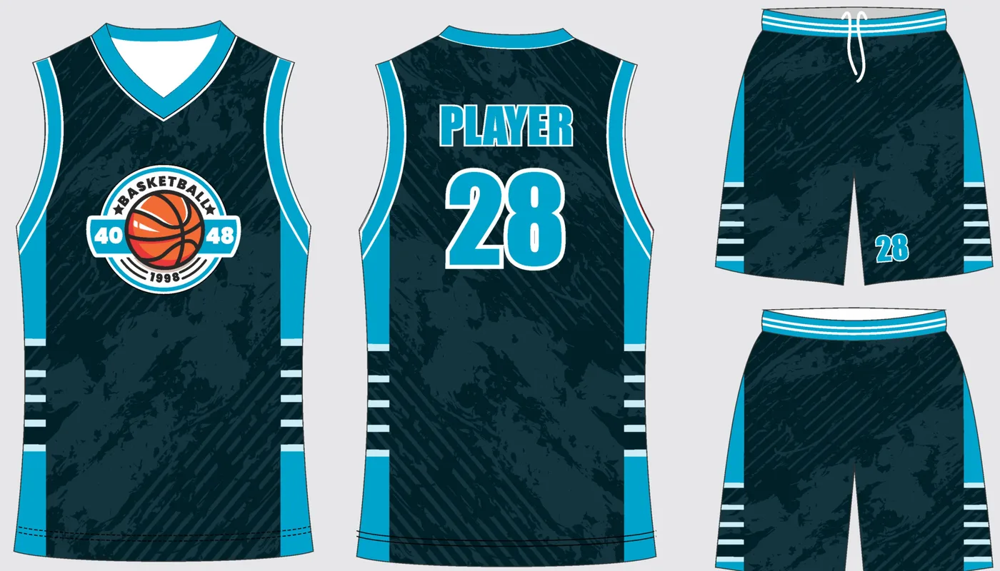 Basketball Uniform Navy Onyx — jersey and shorts