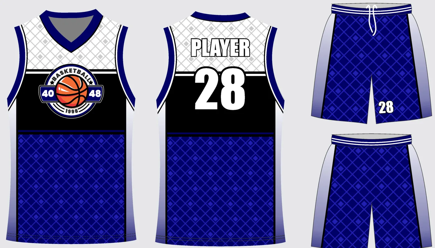 Basketball Uniform Navy Onyx Drift — jersey and shorts