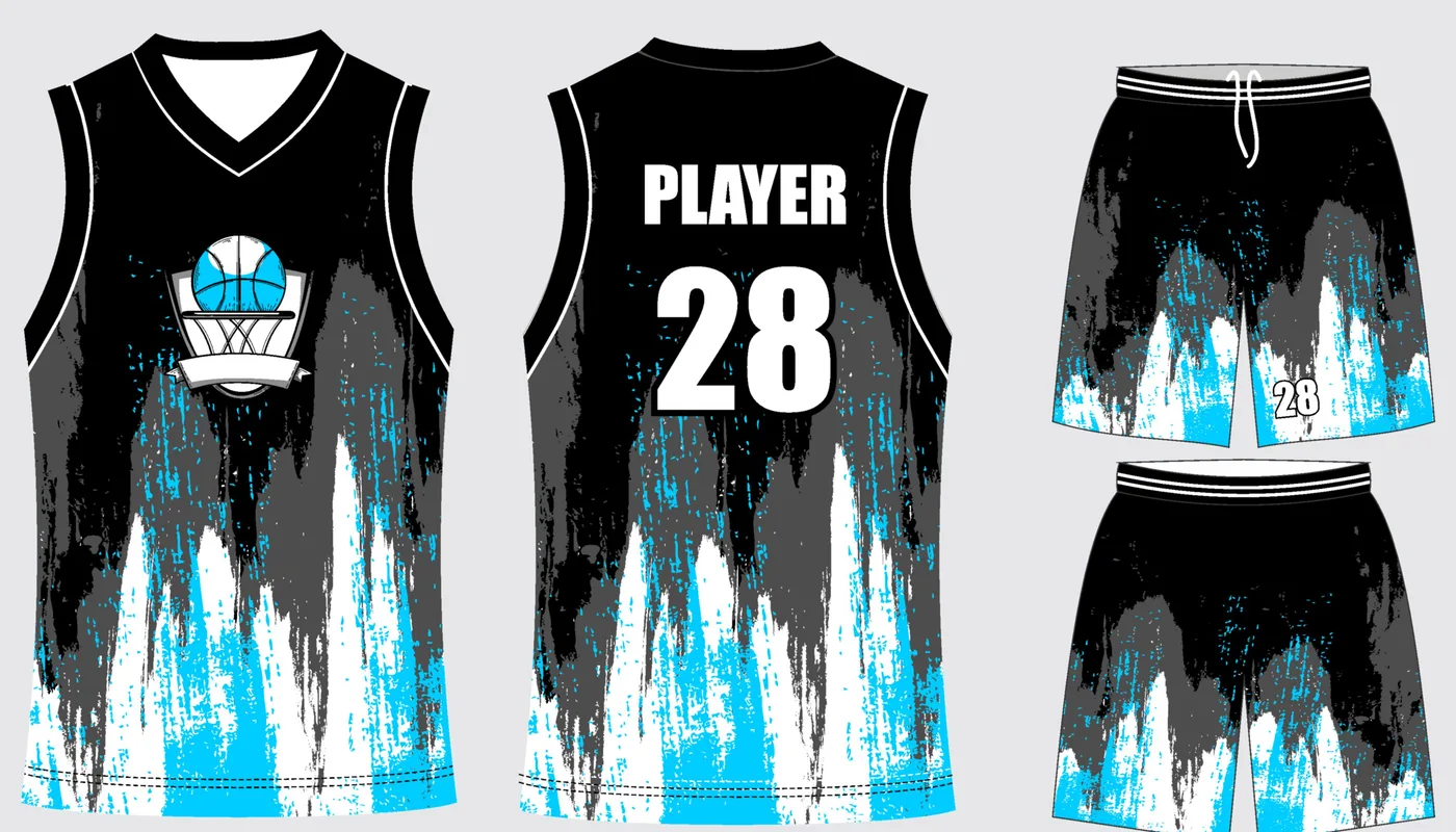 Basketball Uniform Onyx Graphite — jersey and shorts
